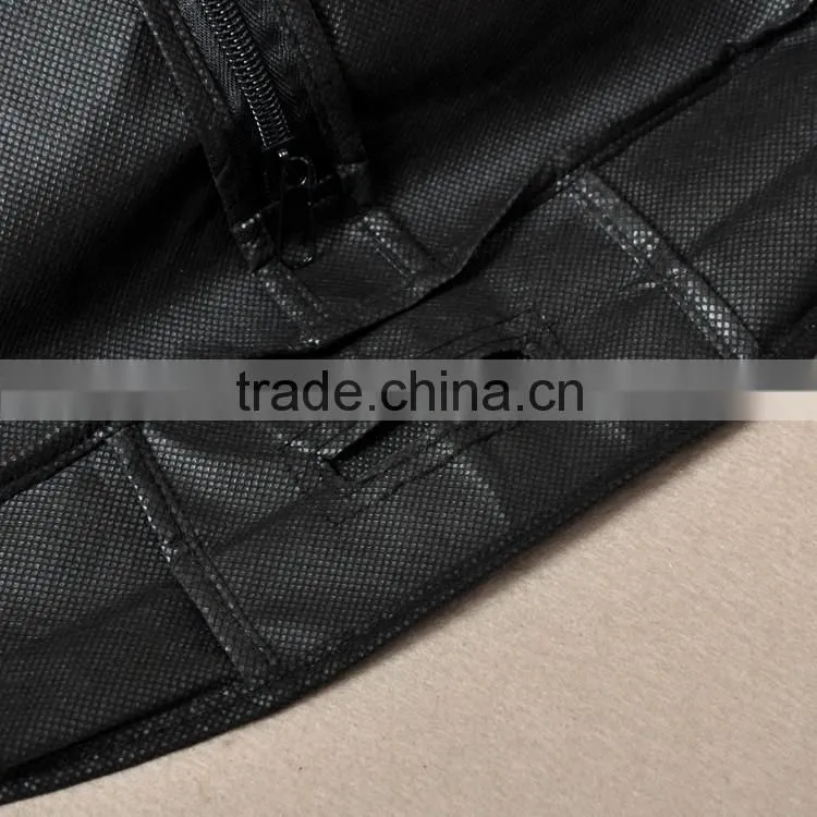Wholesale black dust welt pocket bag for handbag