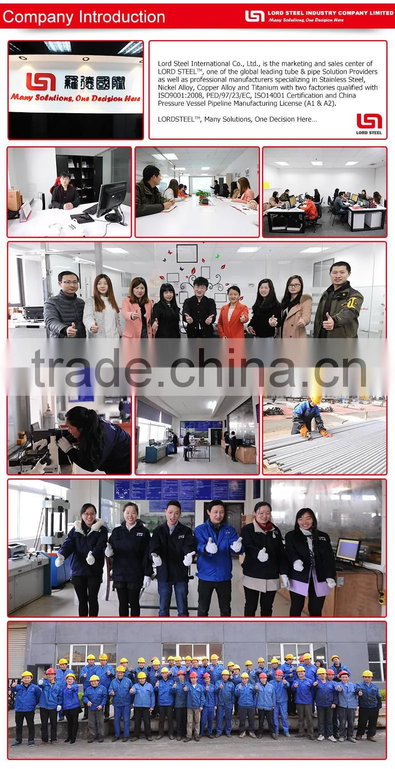 For condenser U Shaped heat exchange Stainless Steel tube