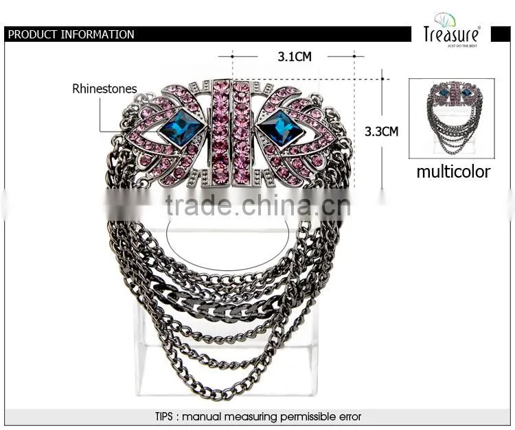 2016 Fashion new design pink rhinestone luxury alloy bracelet for elegant women wholesale