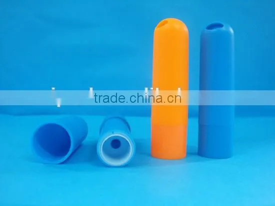 plastic flat oval lipstick tube, clear plastic lip balm tube, plastic cosmetic tube
