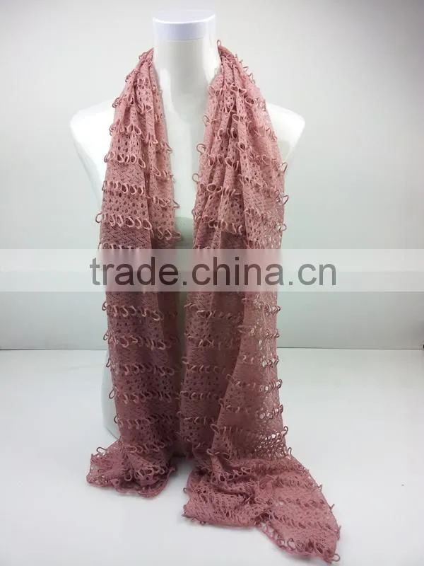 New design Women's Polyester summer scarf muslim long scarf