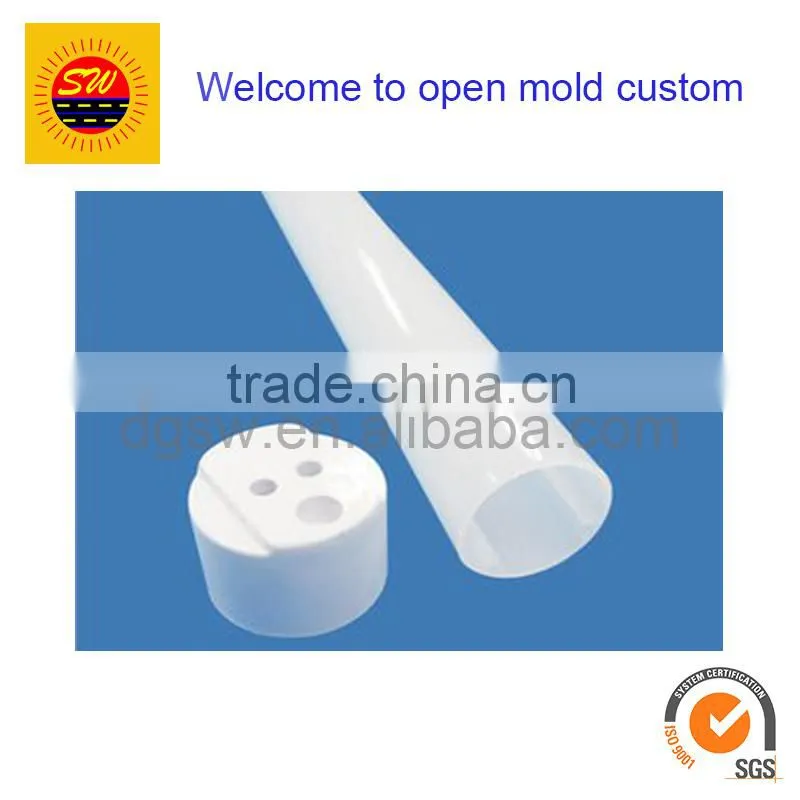 OEM transparent PVC/PC extrusion lampshade for LED