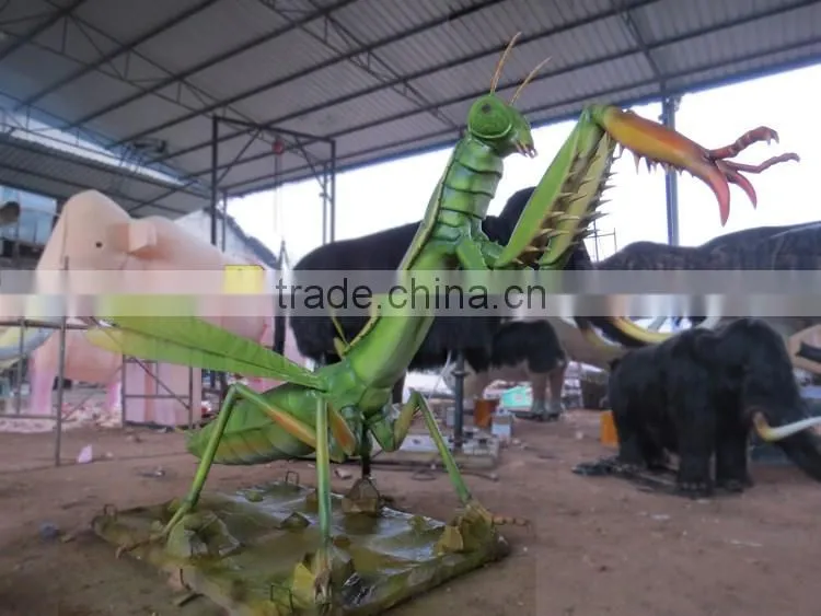 HLT Giant Animatronic Insects Mantis Model For Amusement