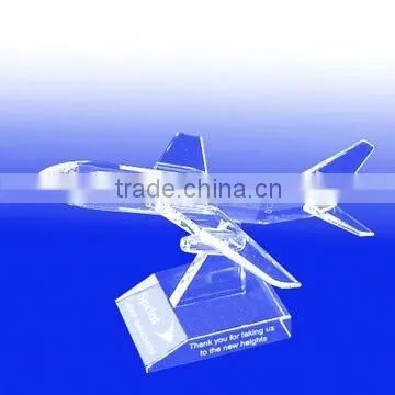 Wholesale cheap Zinc alloy airplane models with wooden base for gift/souvenir