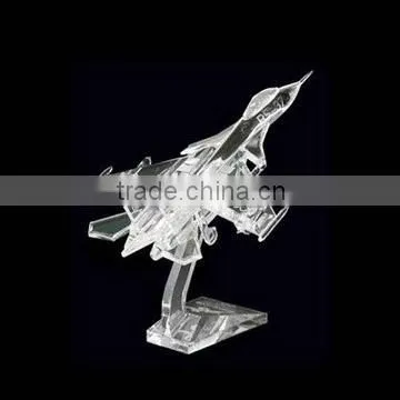 Excellent glod &sliver crystal metal sailing boat models for desktop decoration