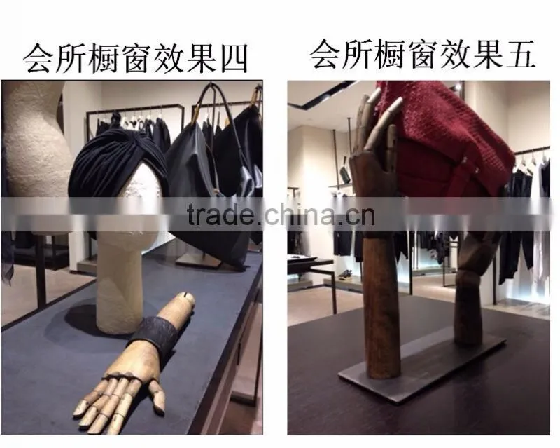 Novelty Cartoon Joint Wooden Hand for Decoration,Lovely Jointed Mannequin Hand Wood Doll Collectible Toys Free Shipping