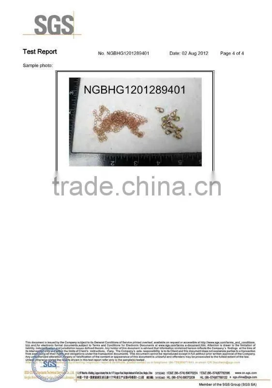High Quality Fashion Jewelry Lobster Clasp 10MM, Plated Gun-metal, Model 501