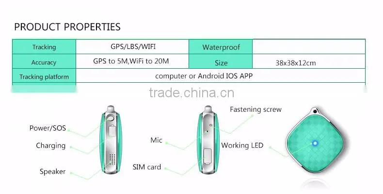 Mini portable GPS Tracker personal GPS GPRS Tracking
