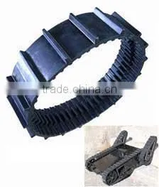 Manufacturer robot lawn mower rubber tracks 60x15x66