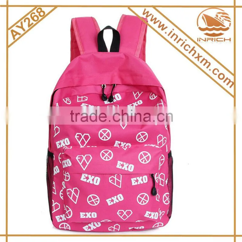 Low MOQ Korean Style Fashion School Backpack Wholesale