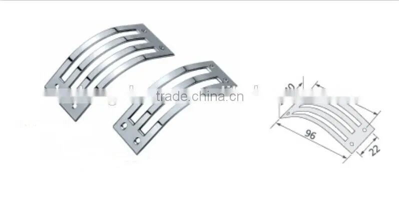 4 holes 90 degree metal wall shelf support furniture shelf bracket