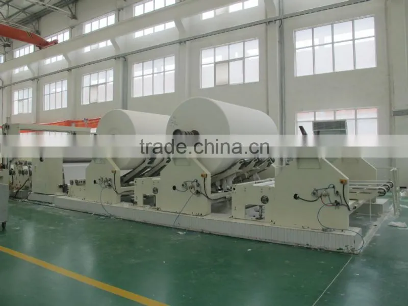 Slitter & Rewinder for processing jumbo paper roll