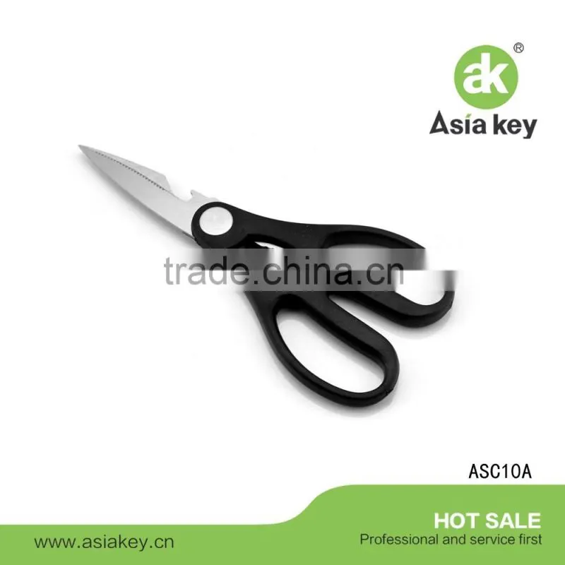 PP Handle Kitchen Scissors With Bottle Opener