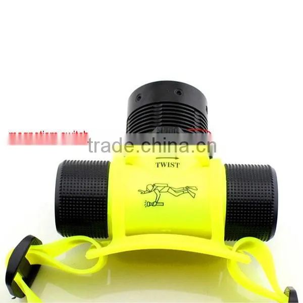 LED diving headlamp C-REE led flashlight waterproof diving flashlight