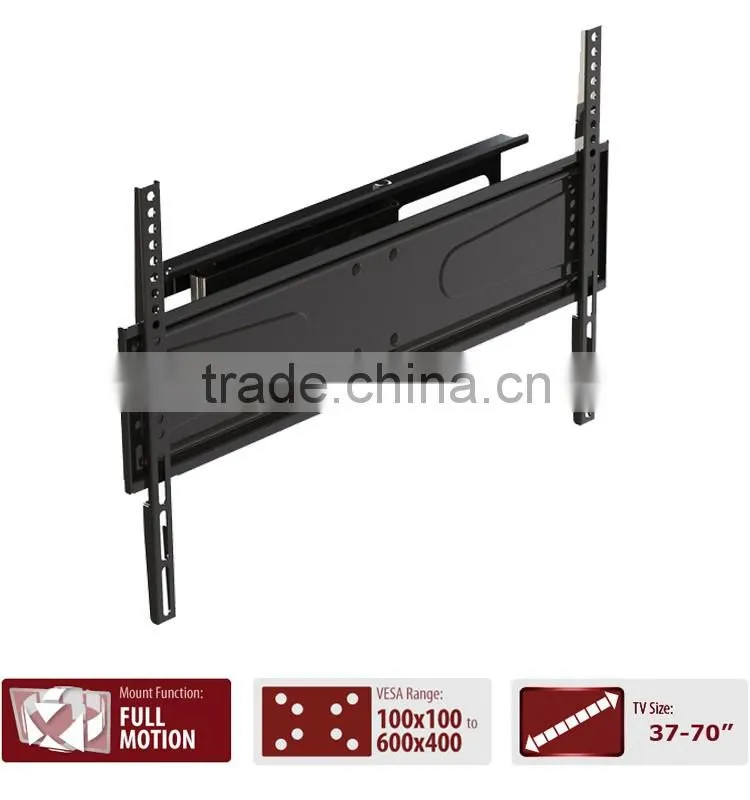 Articulating LCD TV wall mount for 37~70 inch Screen full motion