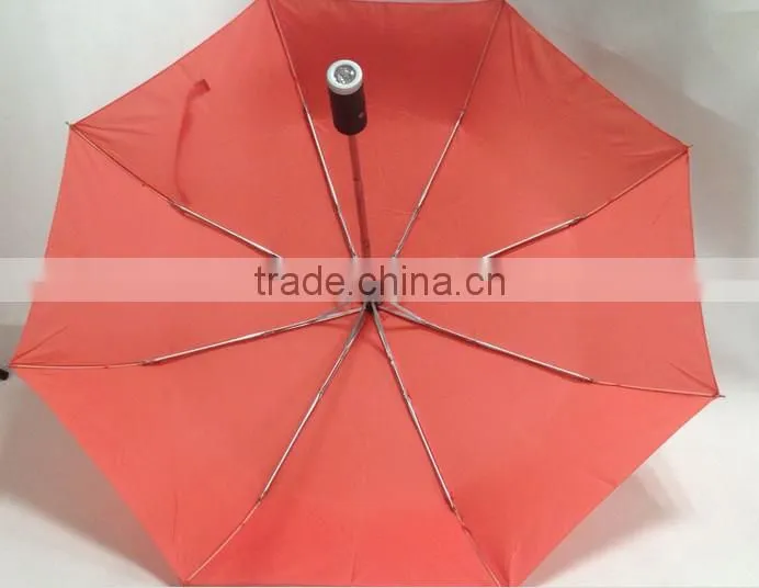 high quality auto open and close led folding umbrella