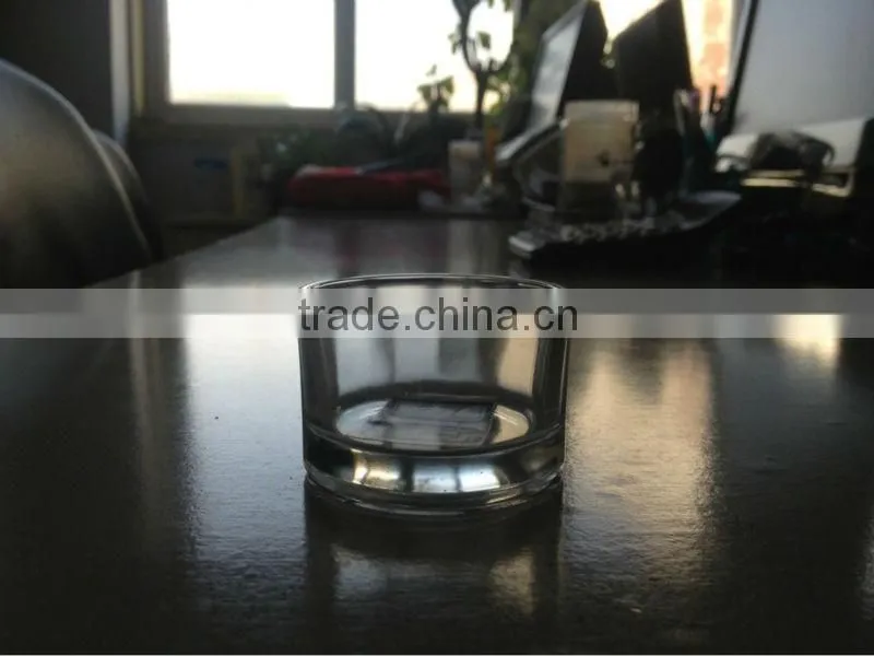crystal glass candle holders