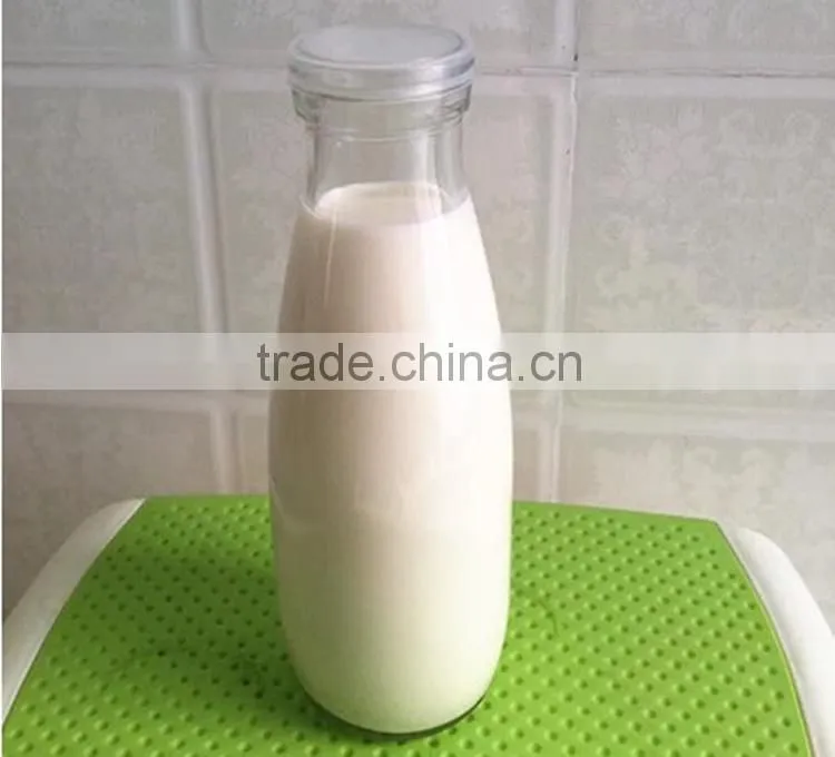 100ml/200ml/250ml/500ml/1000ml bulk glass milk bottles with plastic white lid