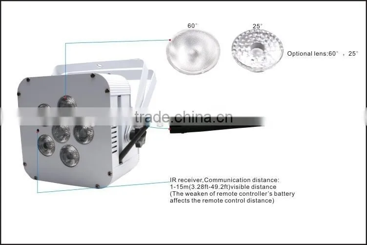 6pcs 15W RGBWA wholesale dj equipment guangzhou stage lighting