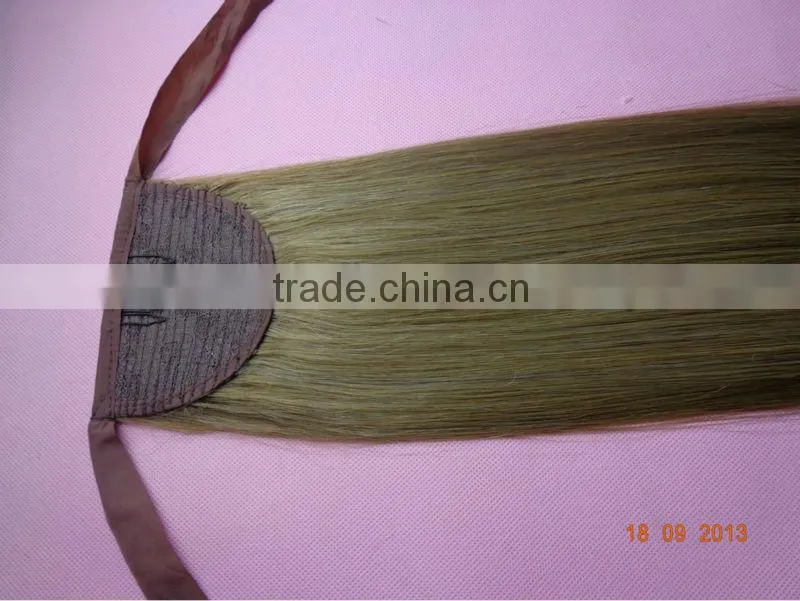 100% Virgin Remy Hair Indian Remy human Hair Ponytail 100 Human Hair