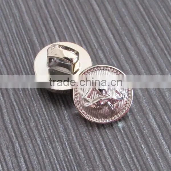 Golden Embossed Plastic Button