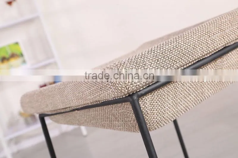 Cheap bar chair iron legs stool