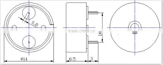 FBPT1410-10 best price 14mm piezo buzzer electronic buzzer loud piezo buzzer(FBELE)