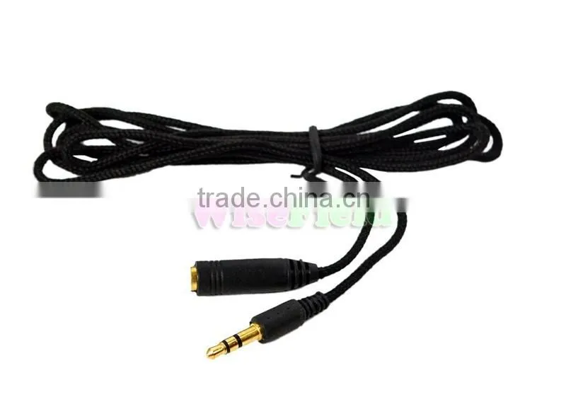 150cm 1.5m 3.5mm Jack Male to Female Aux Cable Cord Stereo Audio for PC iPod MP3