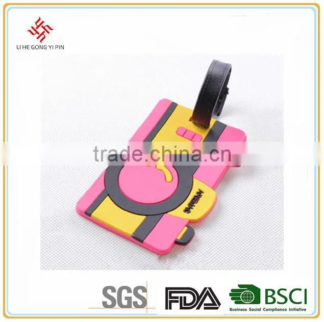 Plastic Soft PVC Luggage Tag ID Card Cover