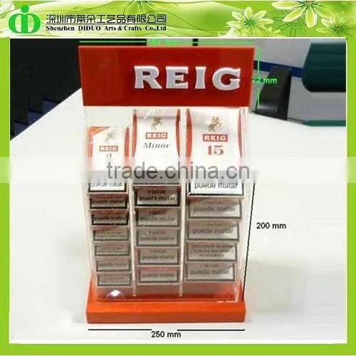 DDG-C012 Trade Assurance Modern Plexiglass Cigarette Display