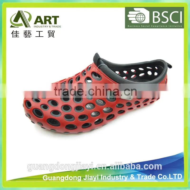 2016 Brand Men Casual PVC Garden Shoes Summer Clogs Sandals Warrior Hole