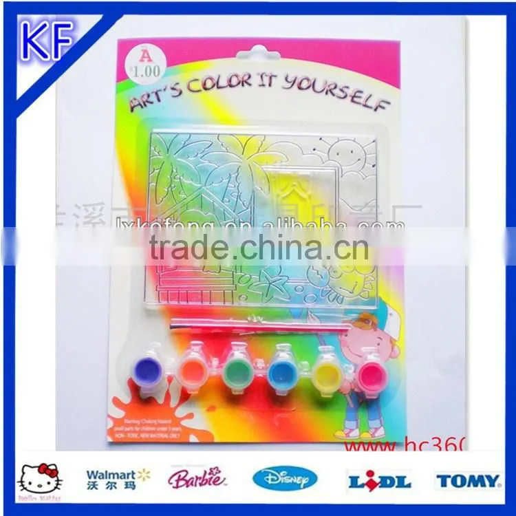 Colorful kids painting materials supplier