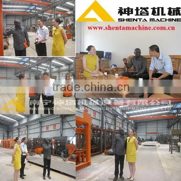 QTJ 5-20 block making machine in Laos