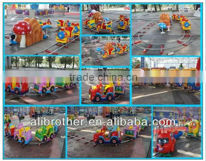 attractions children rides park amusement electric track train