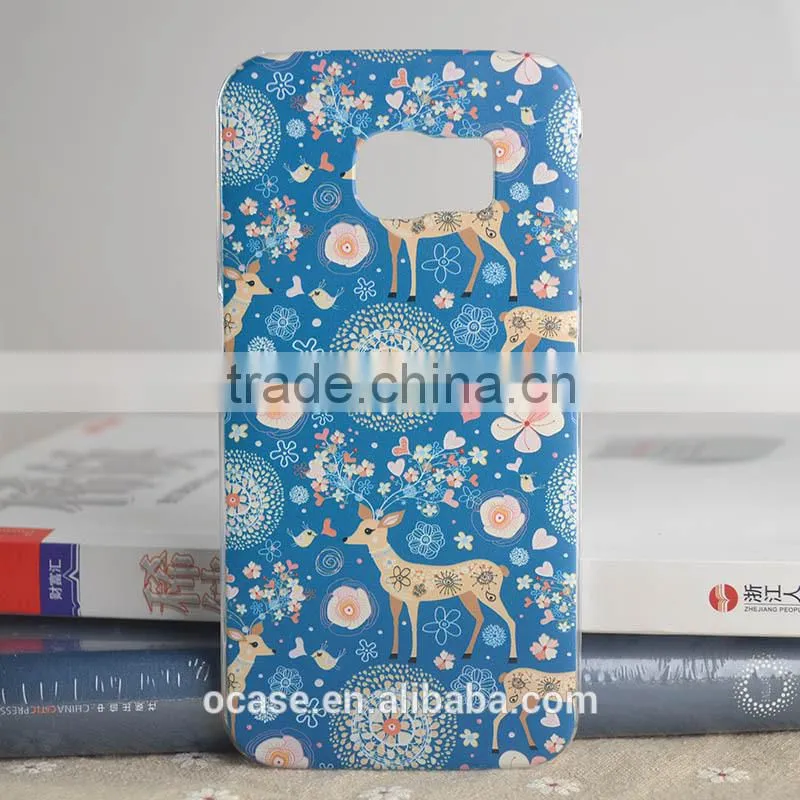 Cute girl mobile phone back cover for samsung s6 edge plus case.