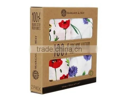 Baby Muslin Wrap swaddle Blanket 100% Organic Cotton After washed Baby muslin swaddle
