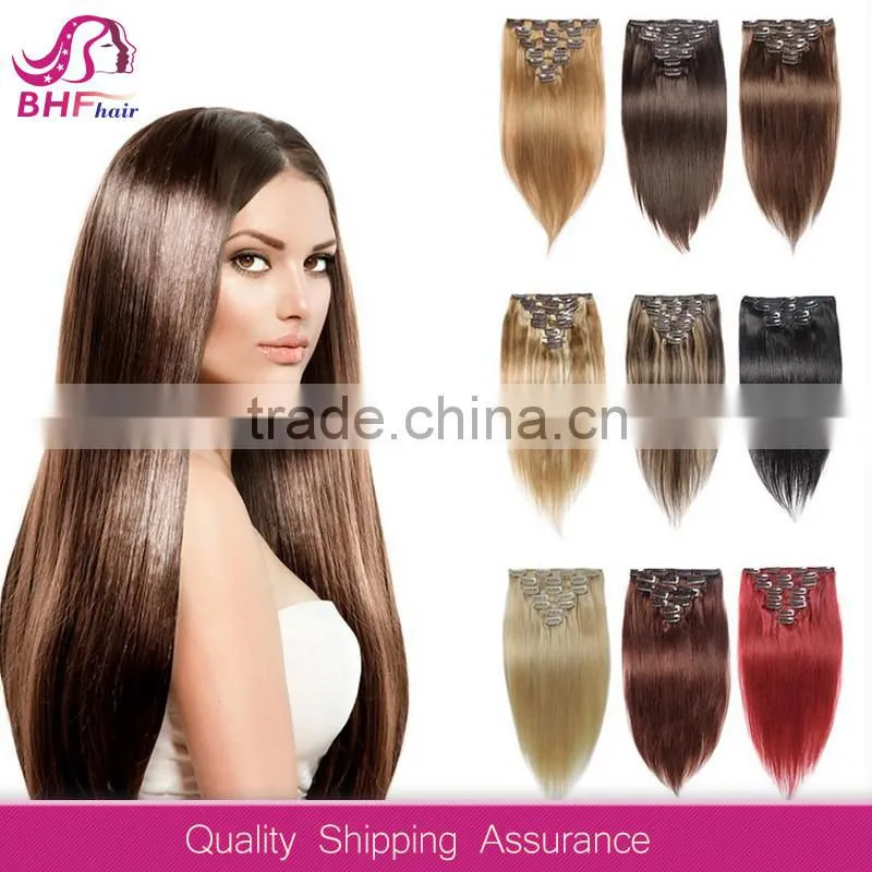 How Much Are Thick Human Cheap Best Indian Remy Clip In Hair Extensions