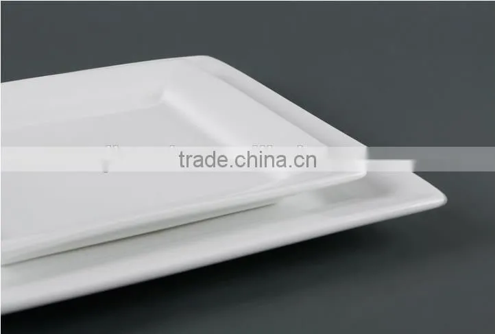 Square Porcelain Catering Serving Plate Charger plate Dinner Plates