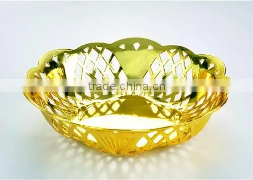 High quality plastic golden pp bowl