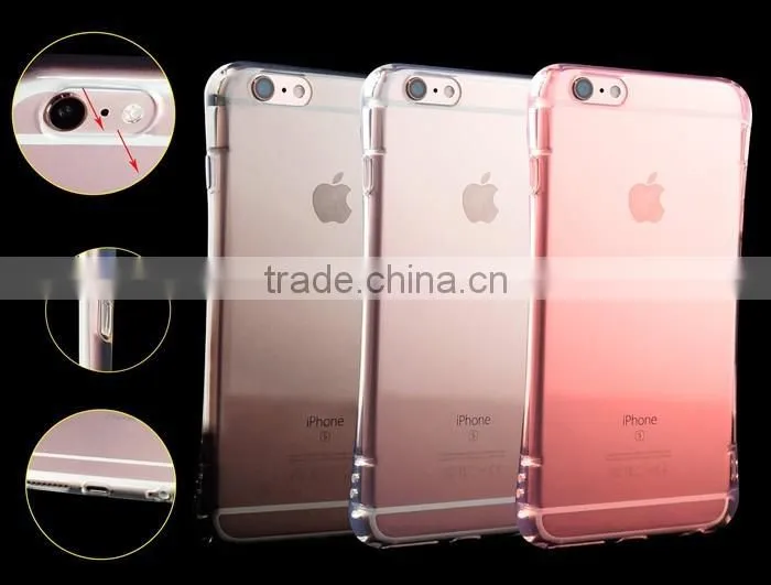 Mobile Accessories 4.7 Inch Shockproof Transparent Funny TPU Phone Cover Case