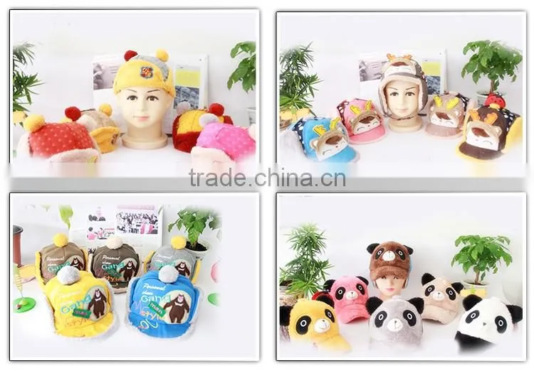 Advanced equipments made highly praised classical design baby girls winter cap
