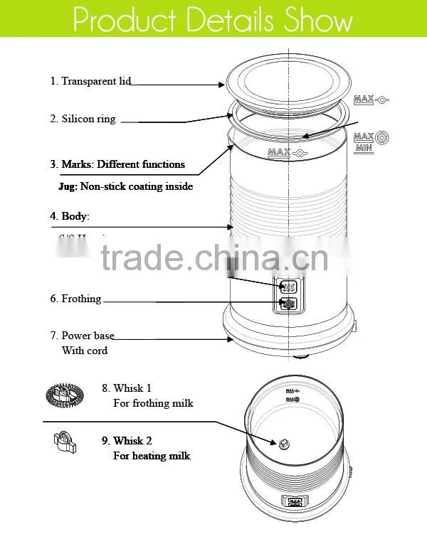 New Milk Frother Espresso Roasting Coffee Capsule Making Machine