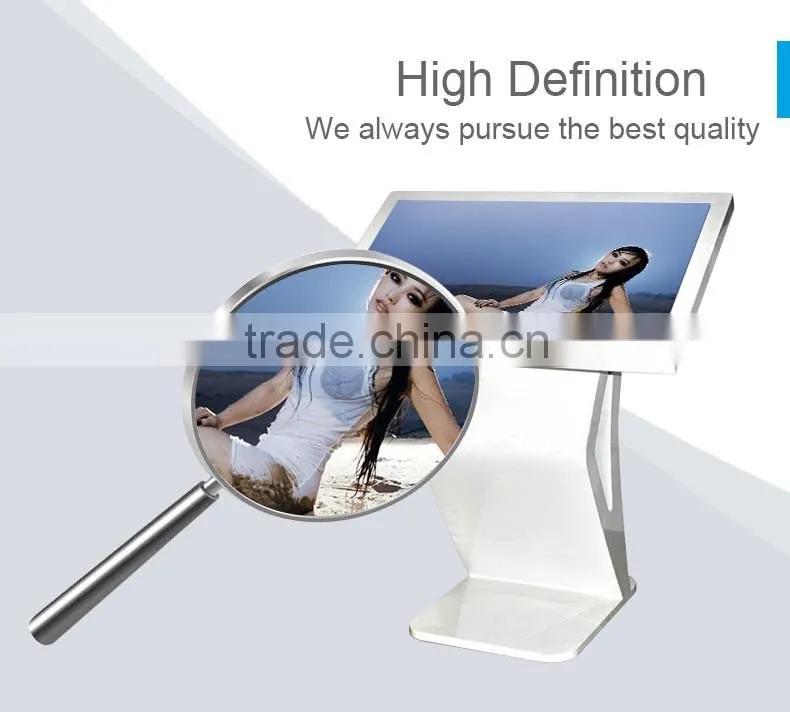 Standing Alone Multimedia Kiosk wifi split screen lcd digital signage