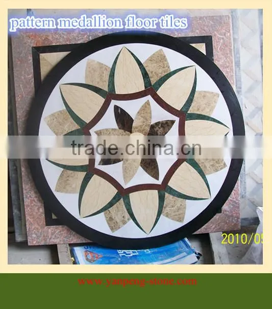 pattern medallion floor tiles