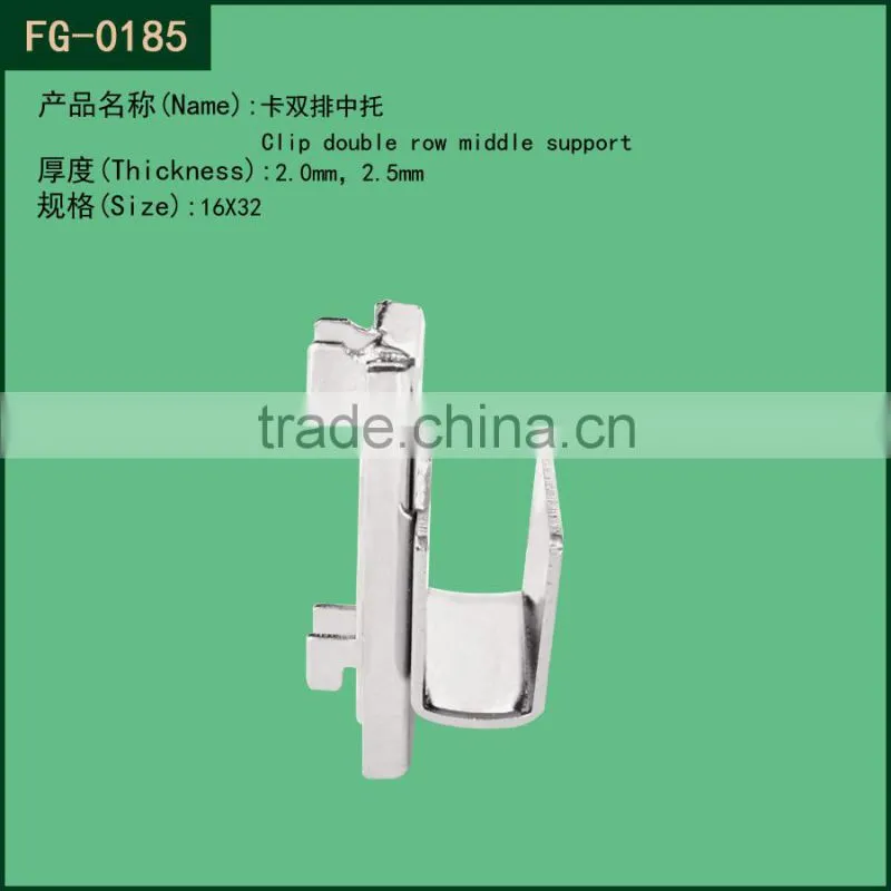 Card double row support bracket for round tube
