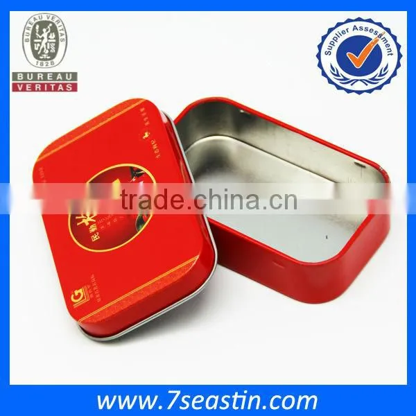 tin box for health care medicine pills needlework tin can