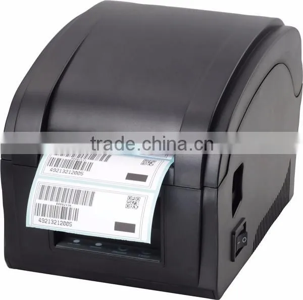 Barcode scanner with barcode label printer
