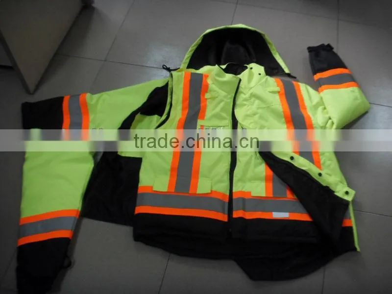 High Visibility Reflective Safety Jacket 3pieces