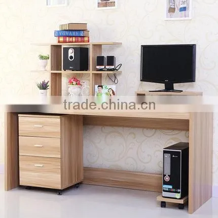 simple wooden desktop computer desk, study table
