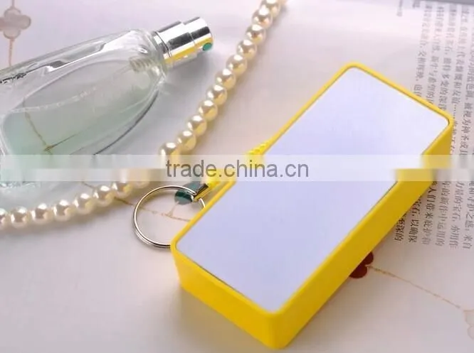 Latest rohs power bank 7200, perfume power bank charger 7200mah, portable perfume power bank 7200mah